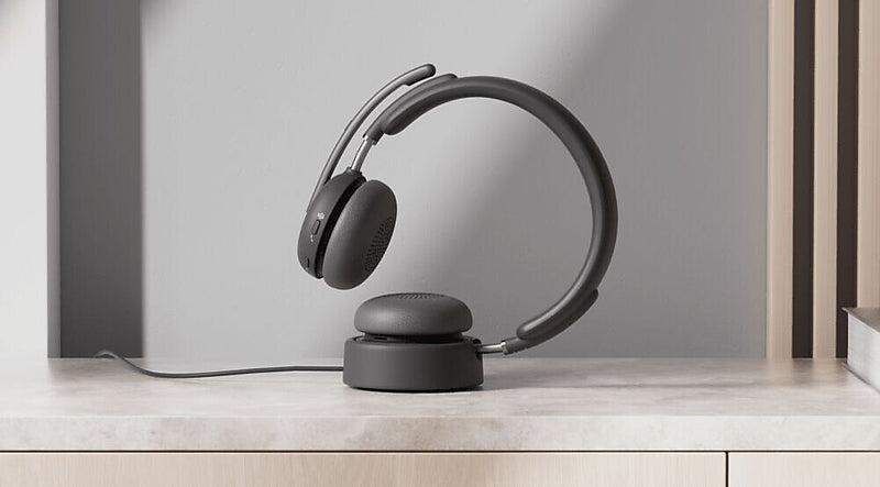 Logitech Zone Wireless 2 Magnetic USB-A Charging Stand for Zone Wireless 2 Headset, Black (989-001175)