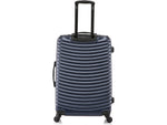 DUKAP Adly 28" Hardside Suitcase, 4-Wheeled Spinner, TSA Checkpoint Friendly, Navy Blue (DKADL00L-BLU)