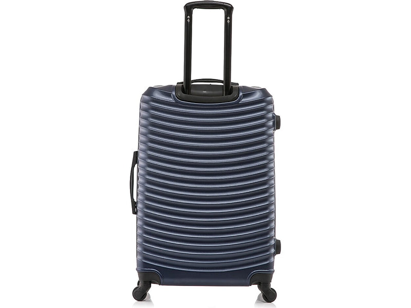 DUKAP Adly 28" Hardside Suitcase, 4-Wheeled Spinner, TSA Checkpoint Friendly, Navy Blue (DKADL00L-BLU)