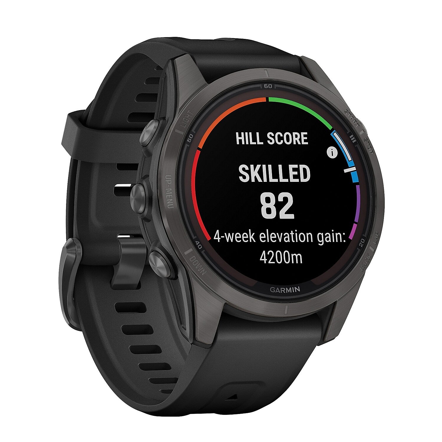 Garmin fenix 7S Pro Smart Watch, 42 mm, Carbon Gray & Black (GRM0277610)