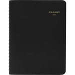 2026 AT-A-GLANCE 8" x 11" Calendar Year/Daily Appointment Book, Faux Leather Cover, Black (70-822-05-26)