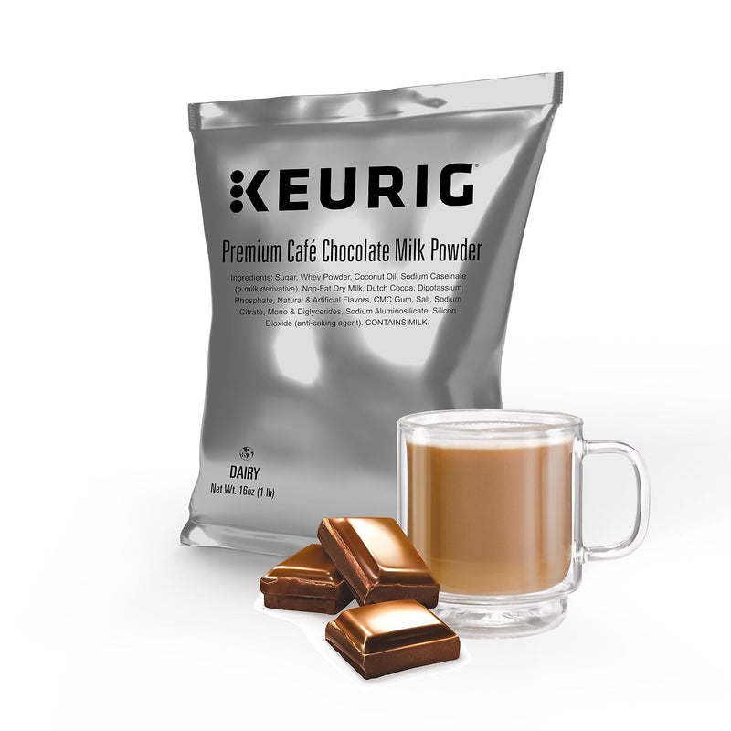 Keurig® Premium Cafe Chocolate Powdered Creamer, 16 oz., 12/Carton (5000370312)