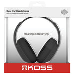 Koss Wired Noise Canceling Over-Ear Headphones, Black (UR23I)