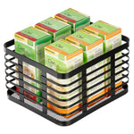 mDesign Steel Organizer, Matte Black (25940)
