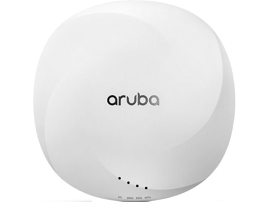 Aruba AP-615 AX3600 Tri Band WiFi 6E Access Point, White (R7J50A)