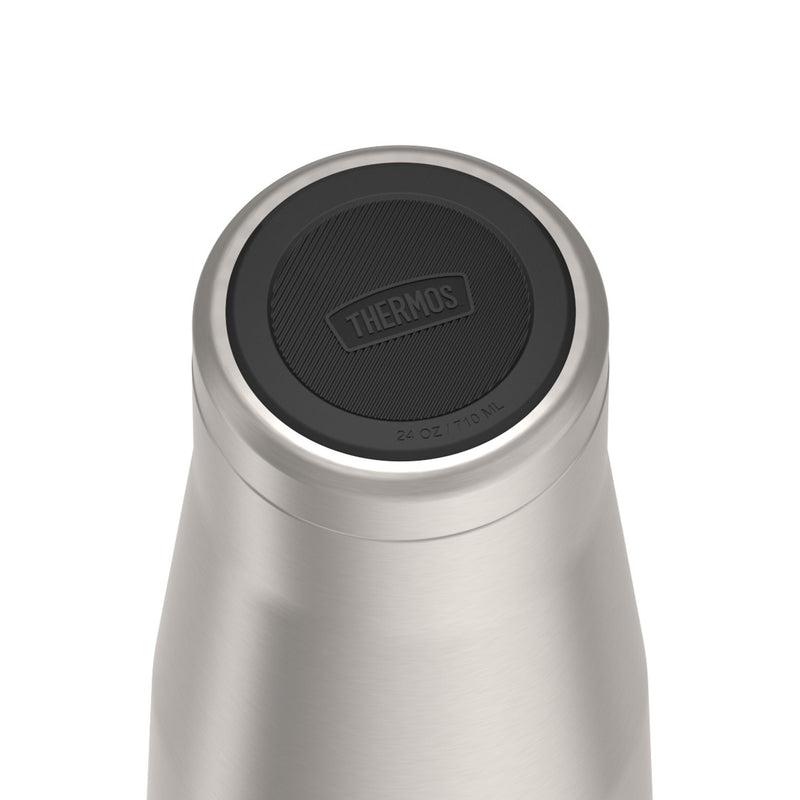 Thermos Icon Stainless Steel Vacuum Insulated Cold Tumbler with Straw, 24 oz., Matte Stainless (EAIS1112MS4)