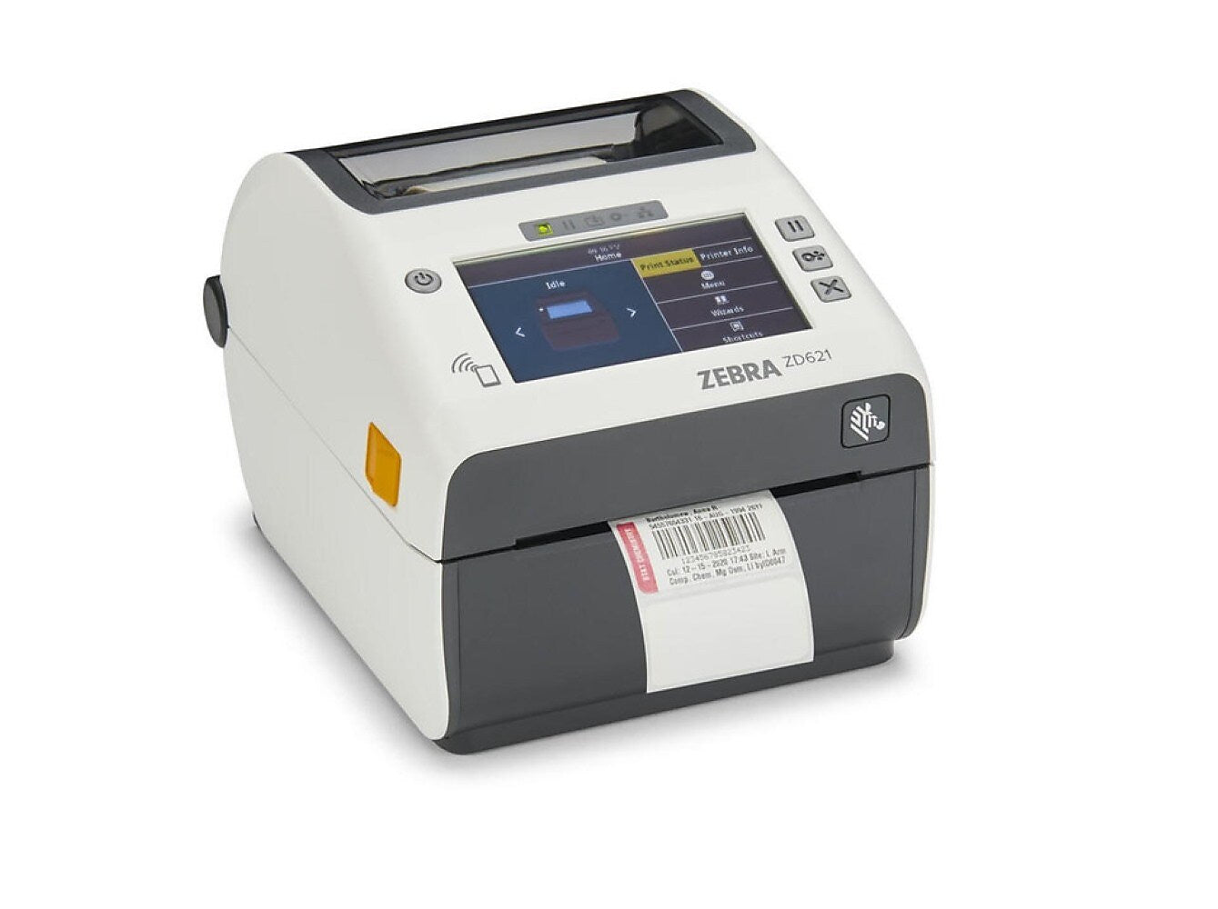 Zebra ZD621-HC Desktop Direct Thermal Printer, White