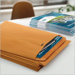Quality Park Clasp & Moistenable Glue Kraft Catalog Envelopes, 9" x 12", Kraft, 100/Box (QUA37790)