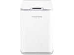 Nine Stars Plastic Sensor Trash Can, 2.6-Gallon, White (DZT-10-35)