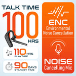 Delton Work Anywhere 90X Wireless Noise Canceling Bluetooth Computer On-Ear Headset Kit (DBND4WLS90X)