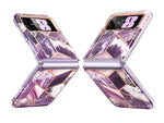 i-Blason Cosmo Marble Purple Snap Case for Samsung Galaxy Z Flip4 (Galaxy2022-ZFlip4-5G-Cosmo-Ameth)