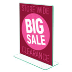 Deflect-O Superior Image Document Holder, 8.5" x 11", Table Top, Clear Acrylic (DEF5991790)