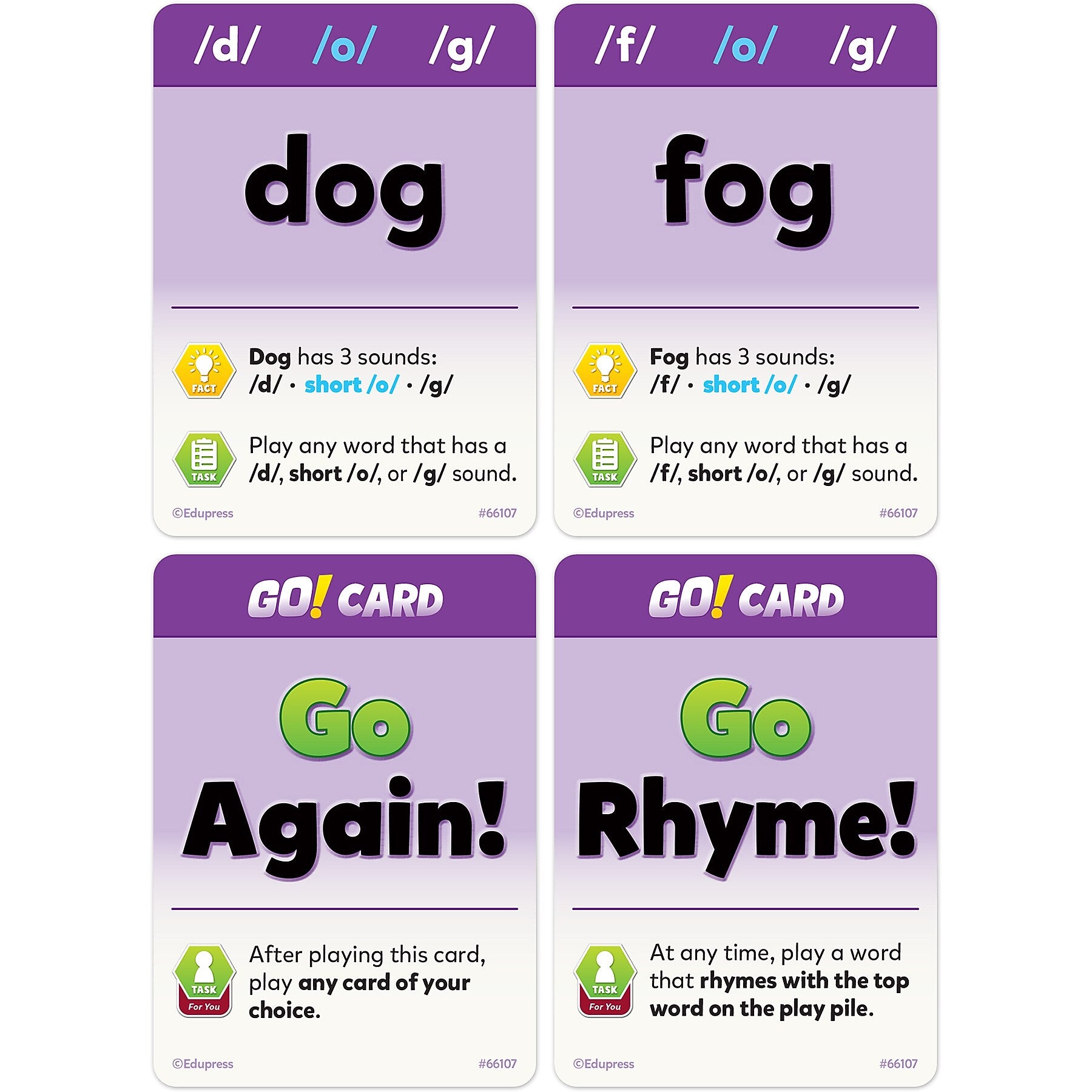 Teacher Created Resources It's GO Time!: Phonics, 108/Pack (TCR66107)