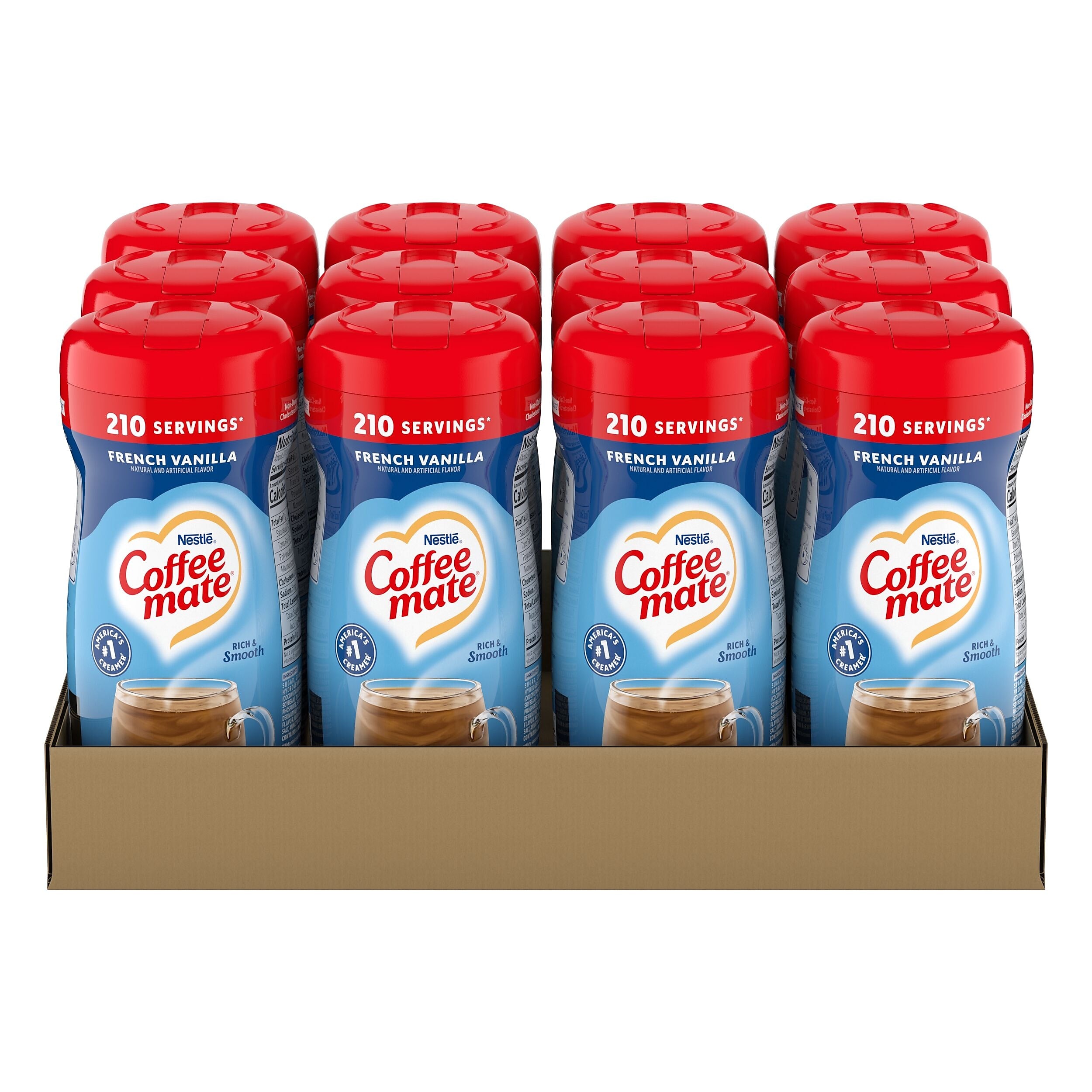 Coffee mate French Vanilla Powdered Creamer, 15 oz., 12/Carton (NES35775)