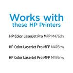 HP 312 Yellow Standard Yield Toner Cartridge, Prints Up to 2,700 Pages (CF382A)