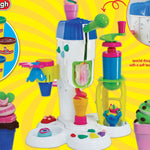 Small World Toys Creative Dough Fun Dough Activity Set: Ice Cream Factory, 20/Set (SWT9721300)