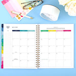 2025-2026 AT-A-GLANCE Simplified by Emily 8.5" x 11" Academic Weekly & Monthly Planner, Poly Cover, Lilac Plaid (EL39-901A-26)