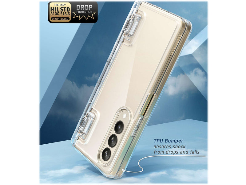 i-Blason Halo Clear Snap Case for Samsung Galaxy Z Fold4 (Galaxy2022-ZFold4-5G-Cosmo-Pen-SP-Clear)