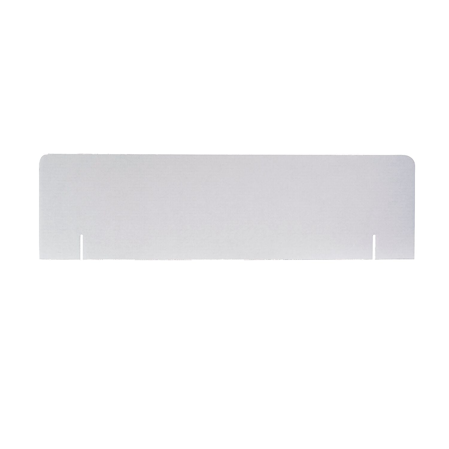 Flipside 1-Ply Corrugated Dry-Erase Board Header, White, 24/Carton (30142-24)