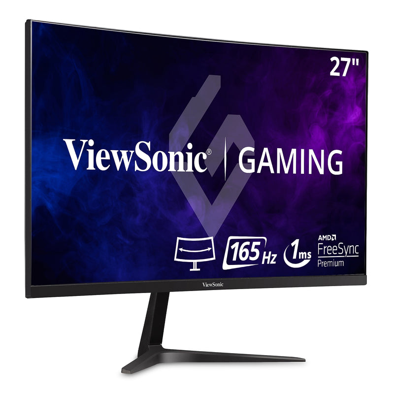 ViewSonic  27" Curved 165 Hz LCD Gaming Monitor, Black (VX2718-2KPC-MHD)