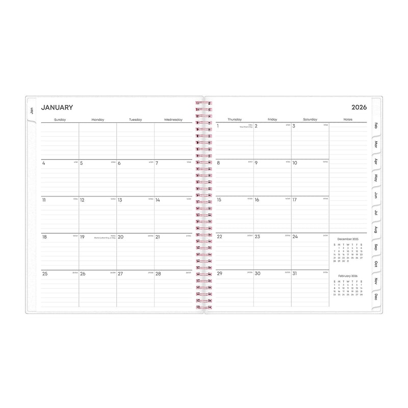 2026 Blue Sky Joselyn 8.5" x 11" Calendar Year Weekly & Monthly Planner, Plastic Cover, Multicolored (110394-26)