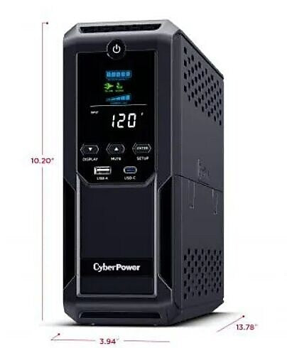 CyberPower Intelligent LCD UPS System (BRG1500AVRLCD2)
