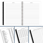 2026 AT-A-GLANCE Executive 8.75" x 6.5" Weekly & Monthly Appointment Book Refill, White/Black (70-908-10-26)