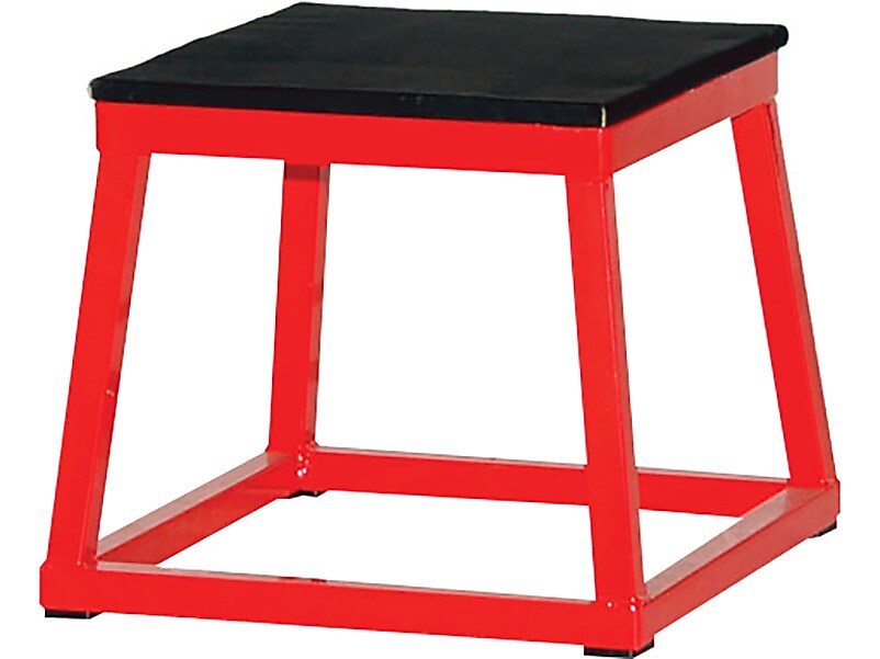 Champion Sports 12" Plyo Box, Red/Black (PXB12)