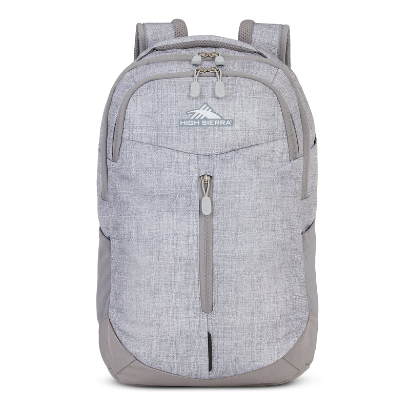High Sierra Swerve Laptop Backpack, Medium, Silver Heather (130361-8561)