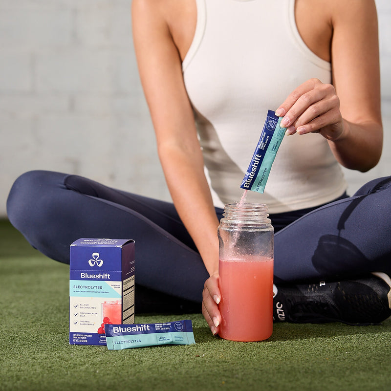 Blueshift Electrolyte Lemon Raspberry Powder Drink Mix, 10/Packets/Box, 2/Box (600-04165)