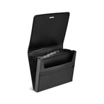 Staples Plastic Accordion File, 7-Pocket, Letter Size, Black (TR51820)