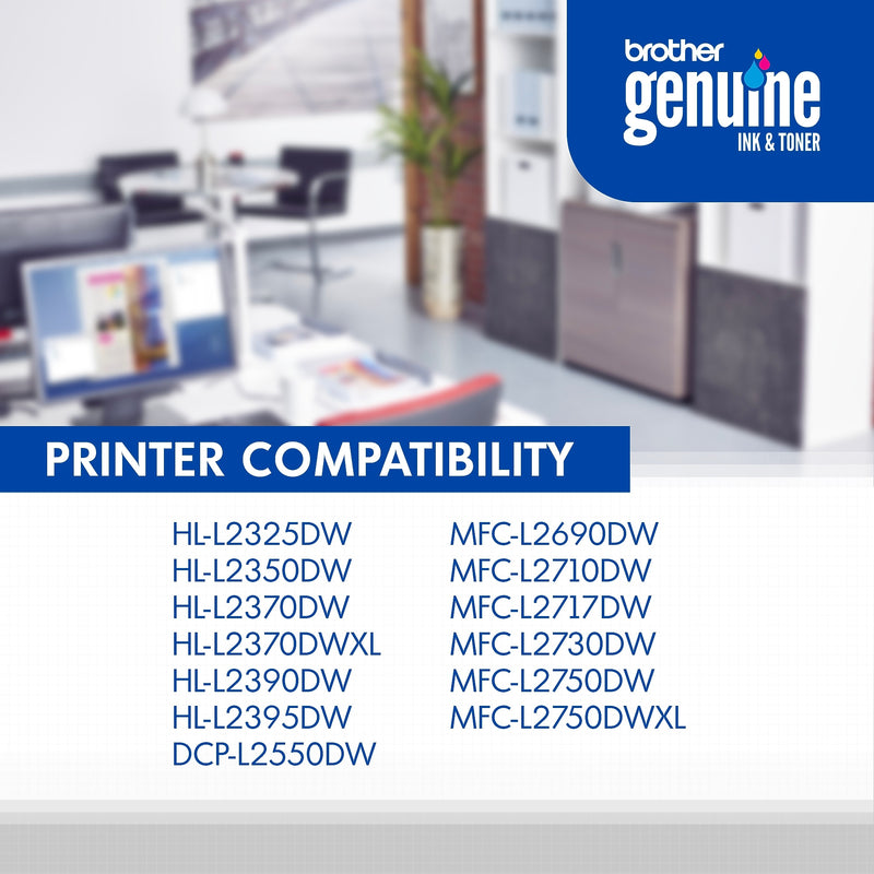 Brother TN 760 Black High Yield Toner Cartridge, Print Up to 3,000 Pages