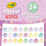 Crayola Pastel Crayons, Multicolored, 24/Box (BIN521835)