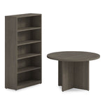 Alera Seville 65" 5-Shelf Bookcase with Adjustable Shelves, Walnut Melamine (AE1NNN-B36651 TOM)