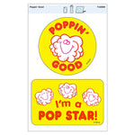 Trend Enterprises Poppin' Good Vinyl Stickers, Multicolored, 2/Pack, 6/Packs/Bundle (T-62009-6)