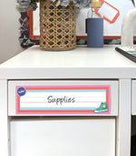 Carson Dellosa Education We Stick Together Desk Nameplates, 9.5" x 2 7/8", 36/Pack (122157)