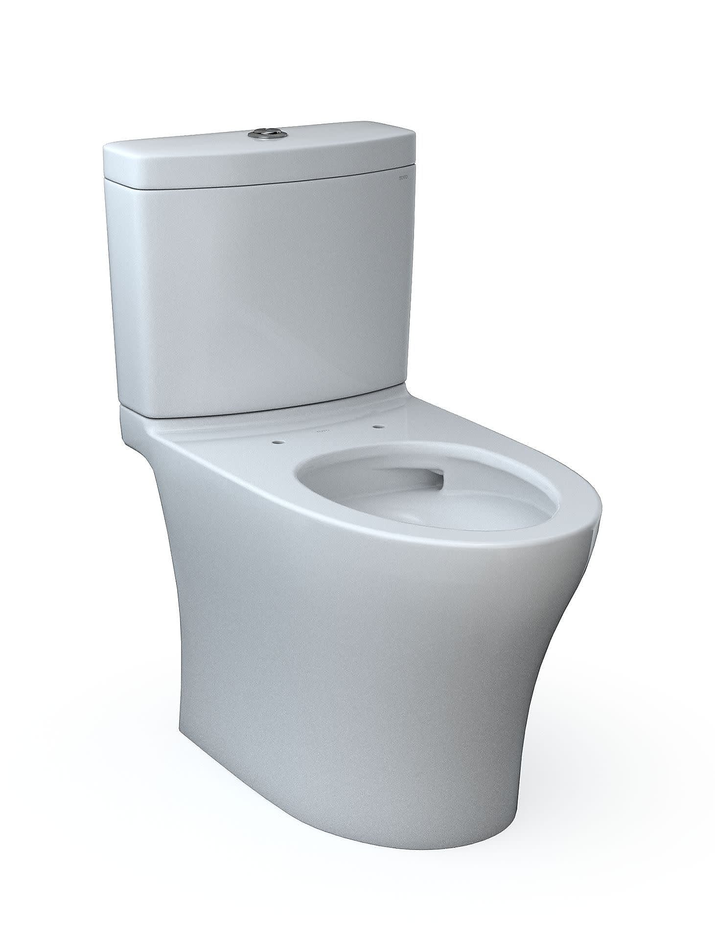 Toto Aquia 0.9 gal. Gravity Flush Toilet, Cotton (CST446CEMGN#01)