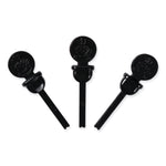 AmerCareRoyal Beverage Plugs, 2", Black, 2,000/Carton
