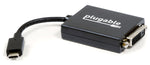 Plugable USB Type-C to DVI Video Adapter, Black