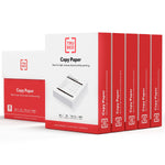 TRU RED™ 8.5" x 11" Copy Paper, 20 lbs., 92 Brightness, 500 Sheets/Ream, 5 Reams/Carton (TR56960)