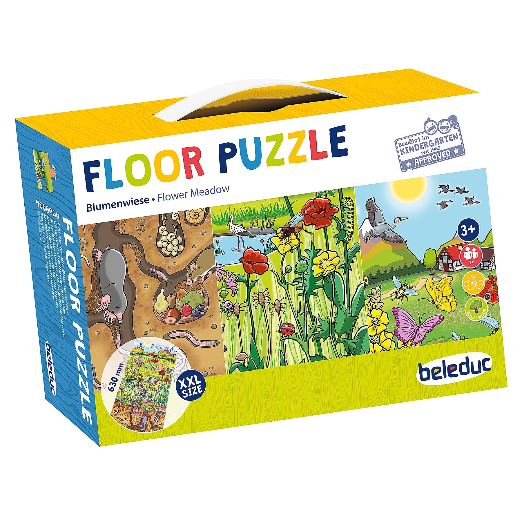 Beleduc 45-Piece Chunky Floor Puzzle (PLWB16212)