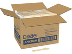 Dixie Compostable Bamboo Knife, Brown, 1000/Box (ANKBAM)