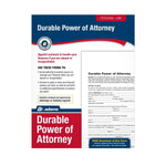 Adams Durable Power of Attorney Legal Form Kit 11"L x 8.5"W Each (ABF LF205)