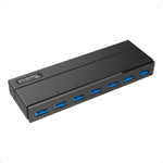 Plugable 7-Port USB 3.0 Hub, Black (USB3-HUB7C)