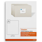 Staples Laser/Inkjet Shipping Labels, 3 1/3" x 4", White, 6 Labels/Sheet, 250 Sheets/Pack, 1500 Labels/Box (ST18067-CC)