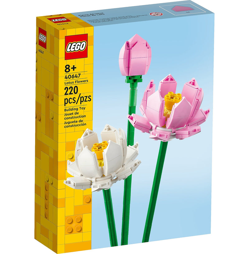 LEGO Botanicals Lotus Flowers, 220 Pieces (40647)