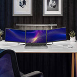 SideTrak Swivel Pro Triple HD 13.3" 60 Hz Attachable Portable Monitor, 2/Pack, Black (LTTL132)