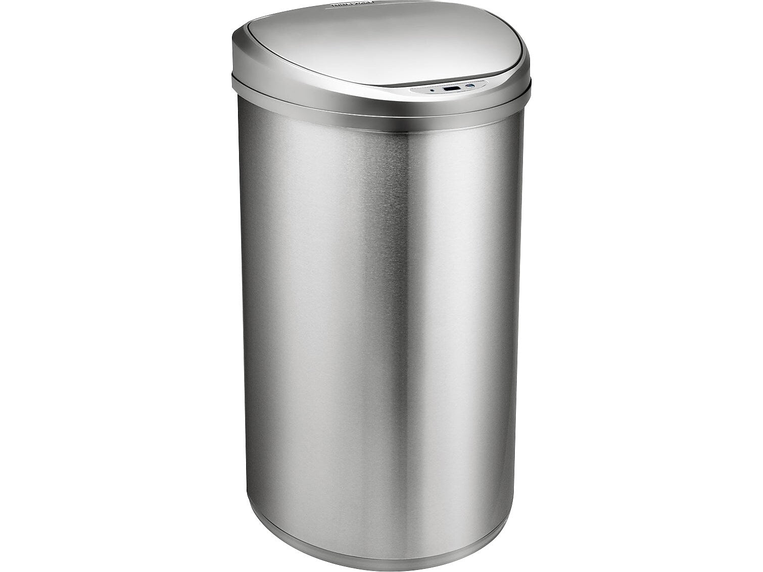 Nine Stars Stainless Steel Sensor Trash Can, 13.2-Gallon, Silver (DZT-50-29SL)