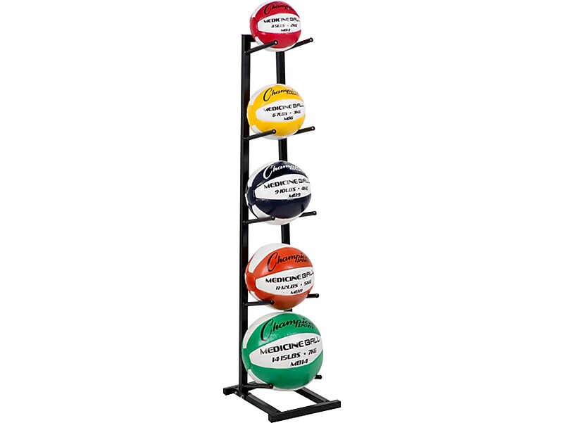 Champion Sports Black Medicine Ball Tree (MBR1)