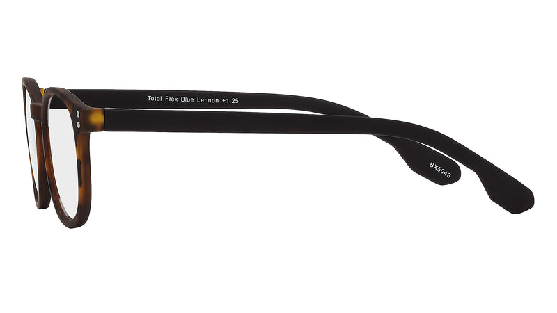 SAV VK Couture Blue Light +1.25 Reading Glasses, Matte Black (EVKB13)